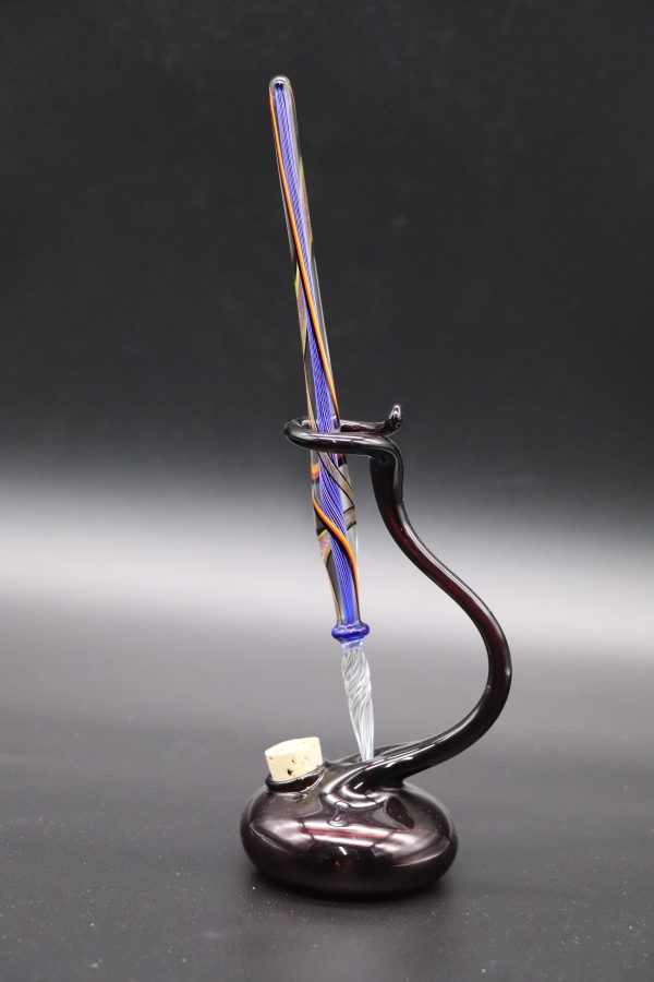 ROHRER KLINGNER CAM DİVİT HOKKA SETİ GLASS DIP PEN bordo