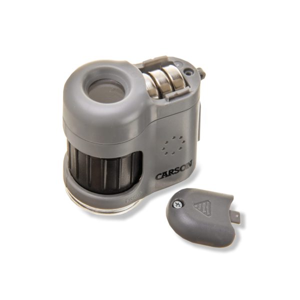 Carson Micro Mini Mikroskop 20x Işıklı Büyüteç Makro çekim büyüteçi - Görsel 4