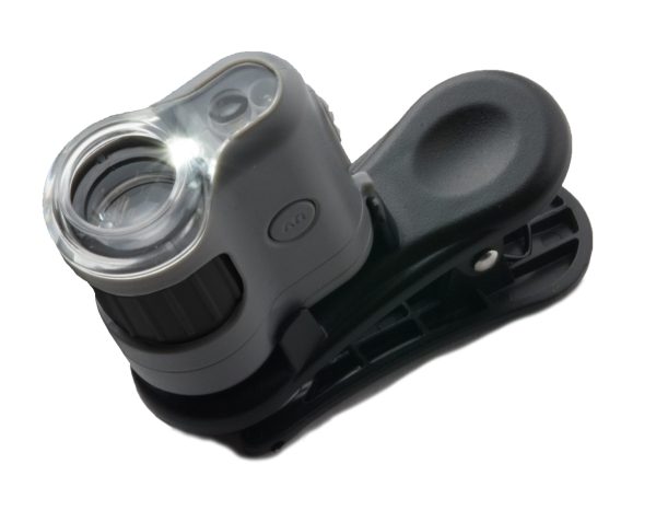 Carson Micro Mini Mikroskop 20x Işıklı Büyüteç Makro çekim büyüteçi - Görsel 3