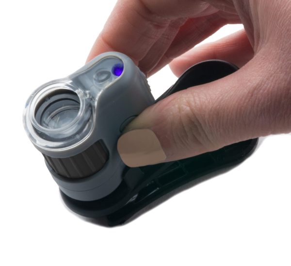 Carson Micro Mini Mikroskop 20x Işıklı Büyüteç Makro çekim büyüteçi - Görsel 10