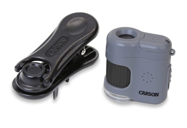 Carson Micro Mini Mikroskop 20x Işıklı Büyüteç Makro çekim büyüteçi - Görsel 9