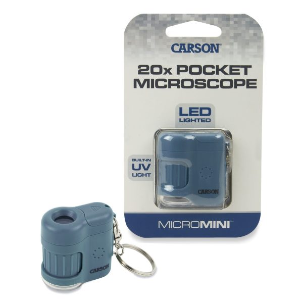 Carson Micro Mini Mikroskop 20x Işıklı Büyüteç - Görsel 4
