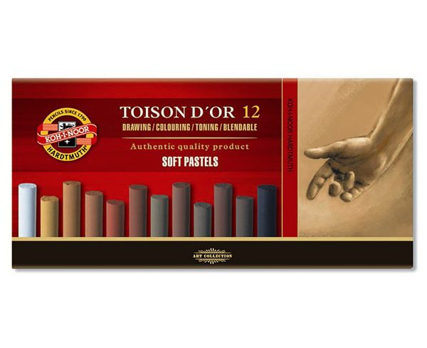Koh-I Noor Toison D'Or Soft Pastel Boya 12'Li N 8522B
