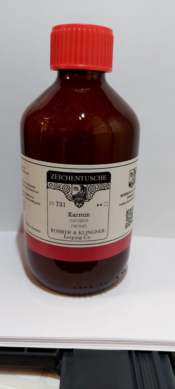 ROHRER KLİNGNER KALİGRAFİ ÇİNİ MÜREKKEBİ 250 ml KARMİN 731