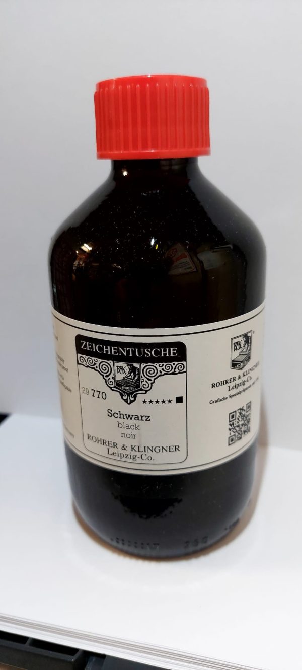 ROHRER KLİNGNER KALİGRAFİ ÇİNİ MÜREKKEBİ 250 ml SCHWARZ 770