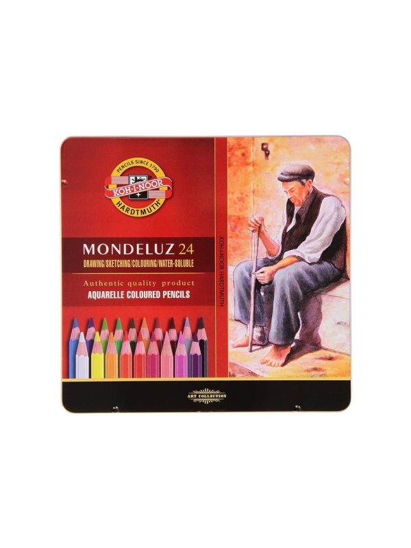 KOH I NOOR MONDELEUZ AQUARELLE BOYA KALEMİ 24 LÜ - Görsel 2