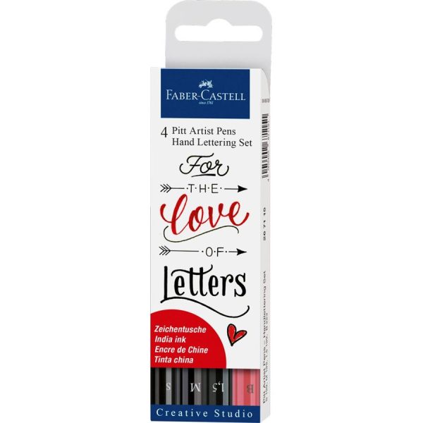 Faber Castell Pitt Artist Pens 4'lü Kaligrafi Set