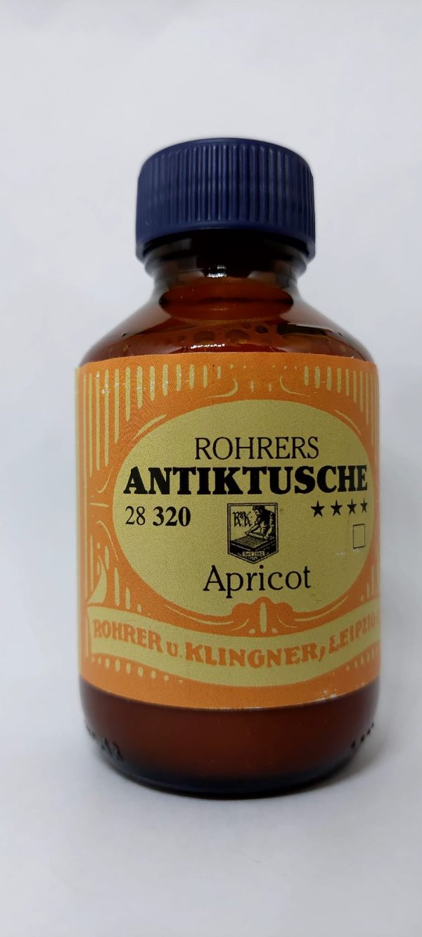 ROHRER & KLINGNER Antiktusche Apricot 100ml