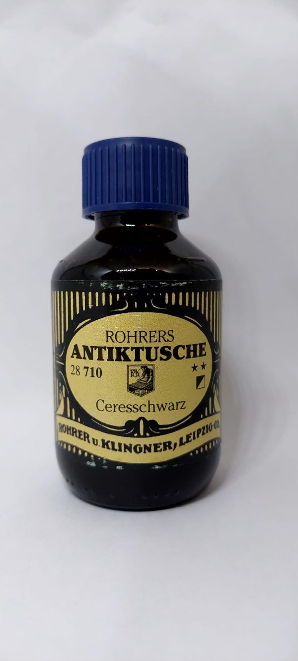 ROHRER & KLINGNER Antiktusche Ceresschwarz 100ml